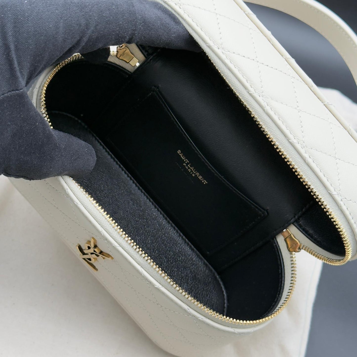Saint Laurent Gaby Vanity White