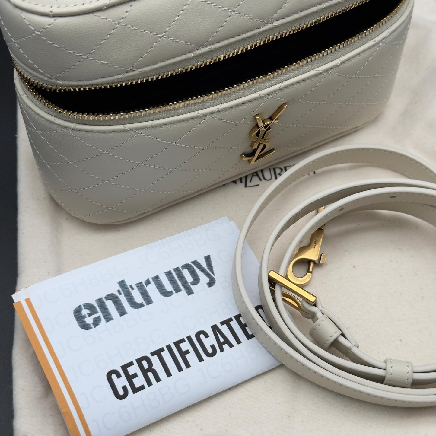 Saint Laurent Gaby Vanity White