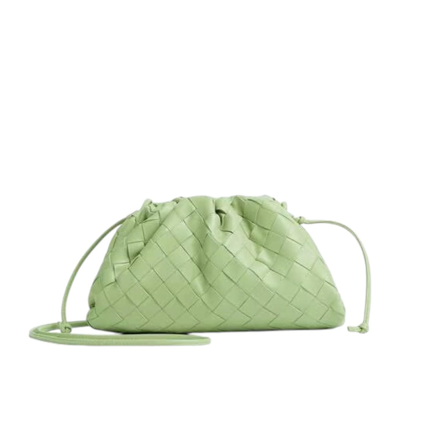 Bottega Veneta Mini Pouch Intrecciata verde lime