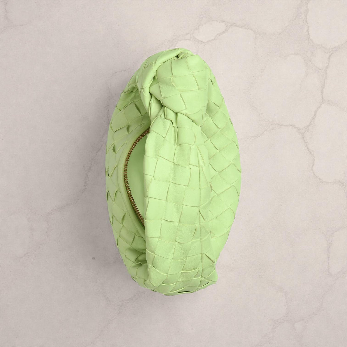 Bottega Veneta Mini Jodie verde pastello