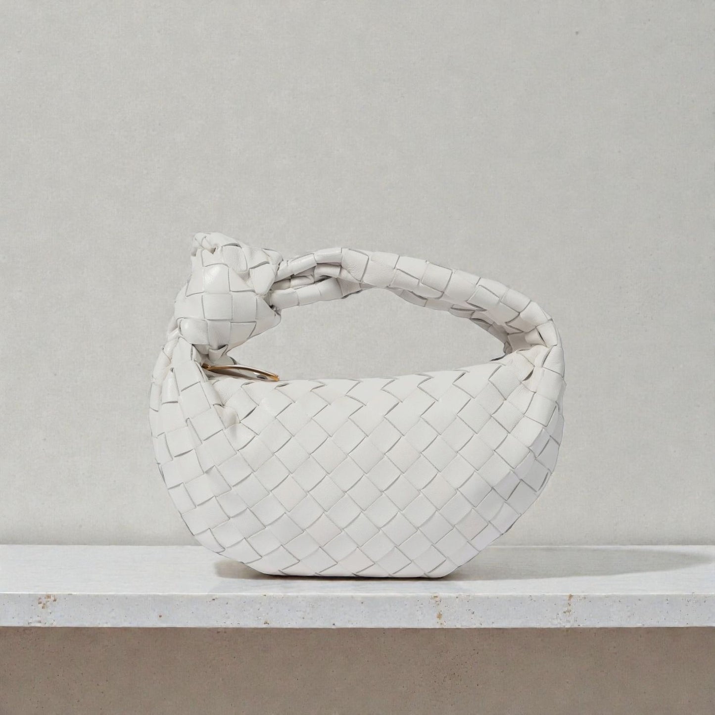 Bottega Veneta Mini Jodie bianco