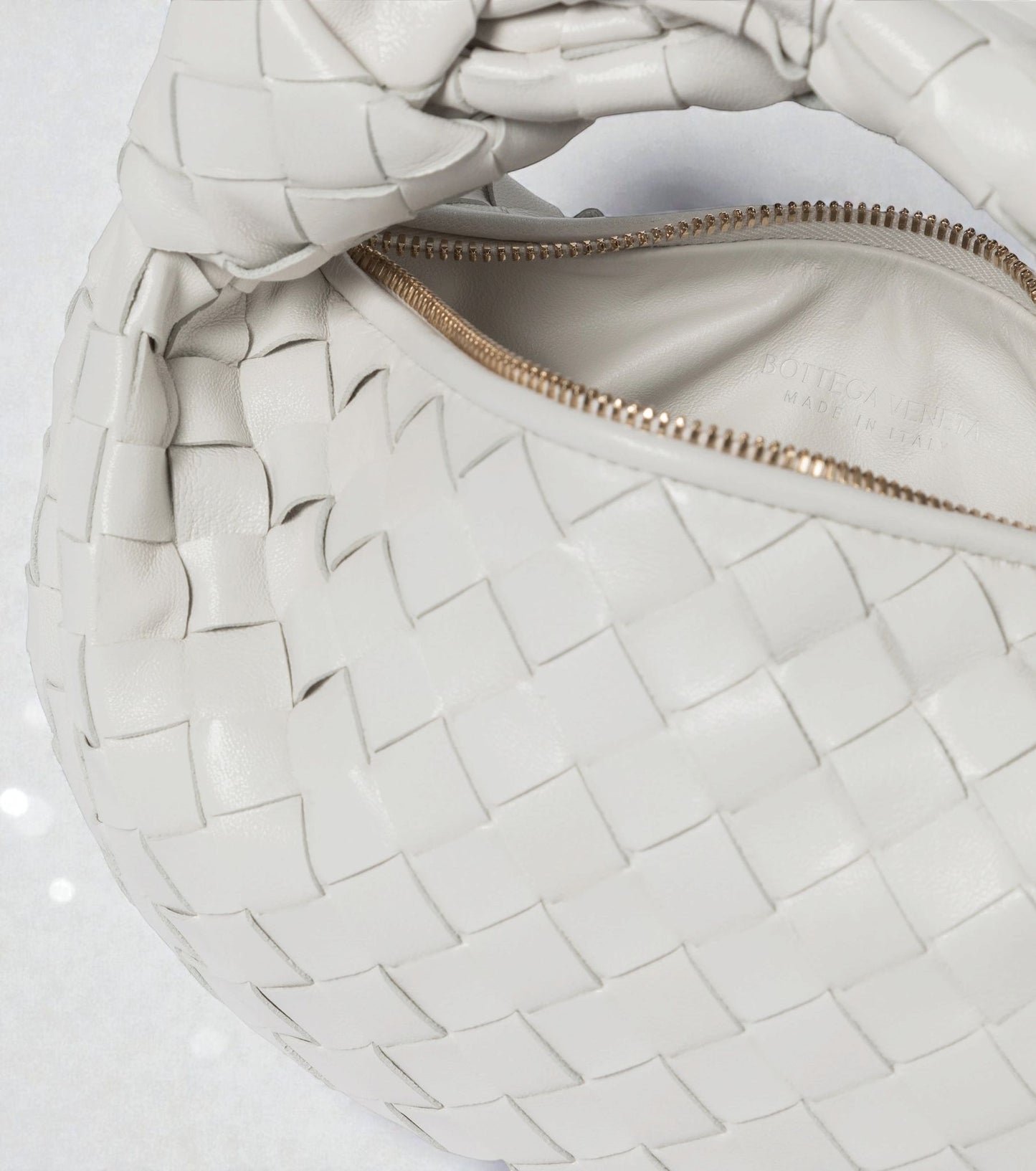Bottega Veneta Mini Jodie bianco