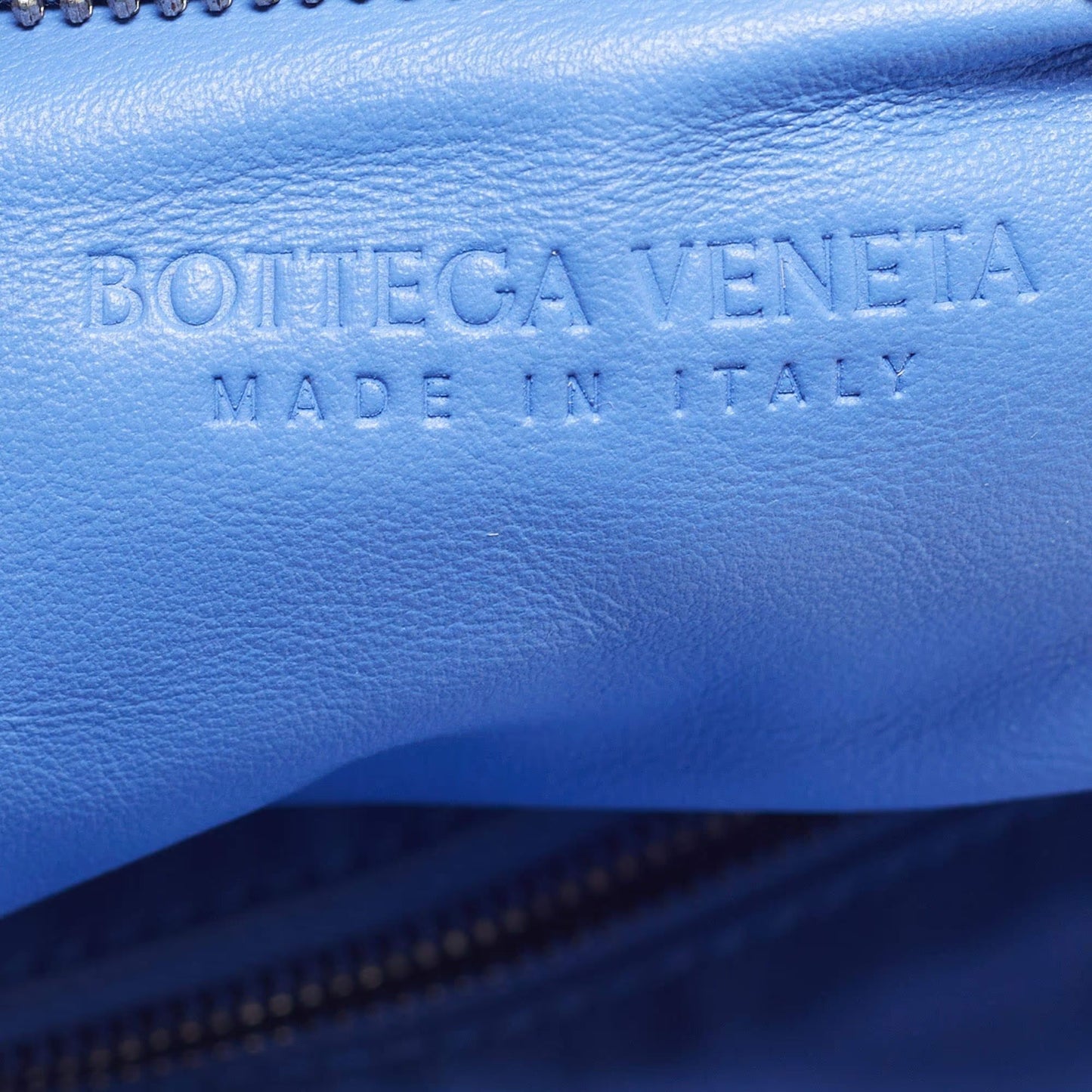 Bottega Veneta Twist Blue In pelle Intrecciato