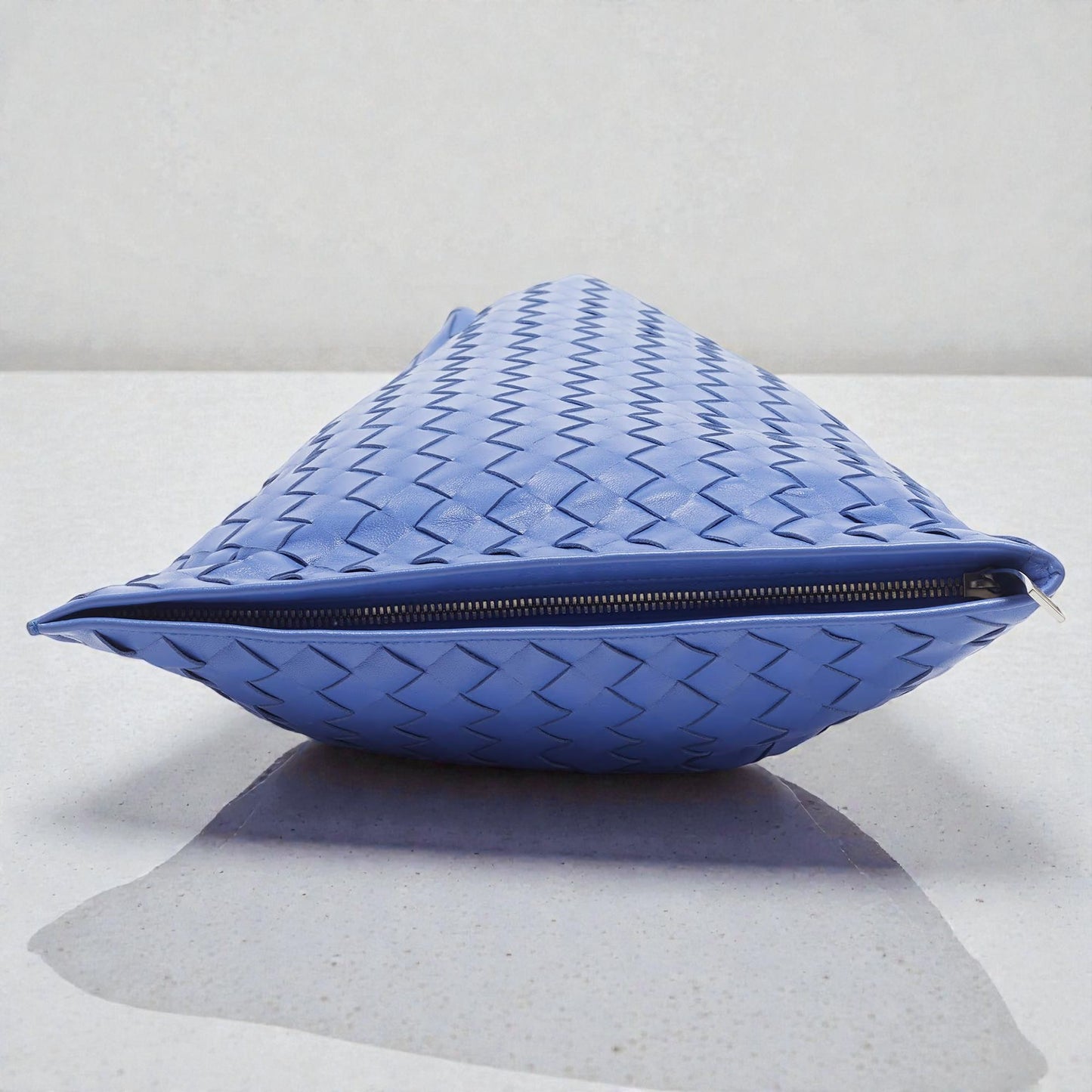 Bottega Veneta Twist Blue In pelle Intrecciato