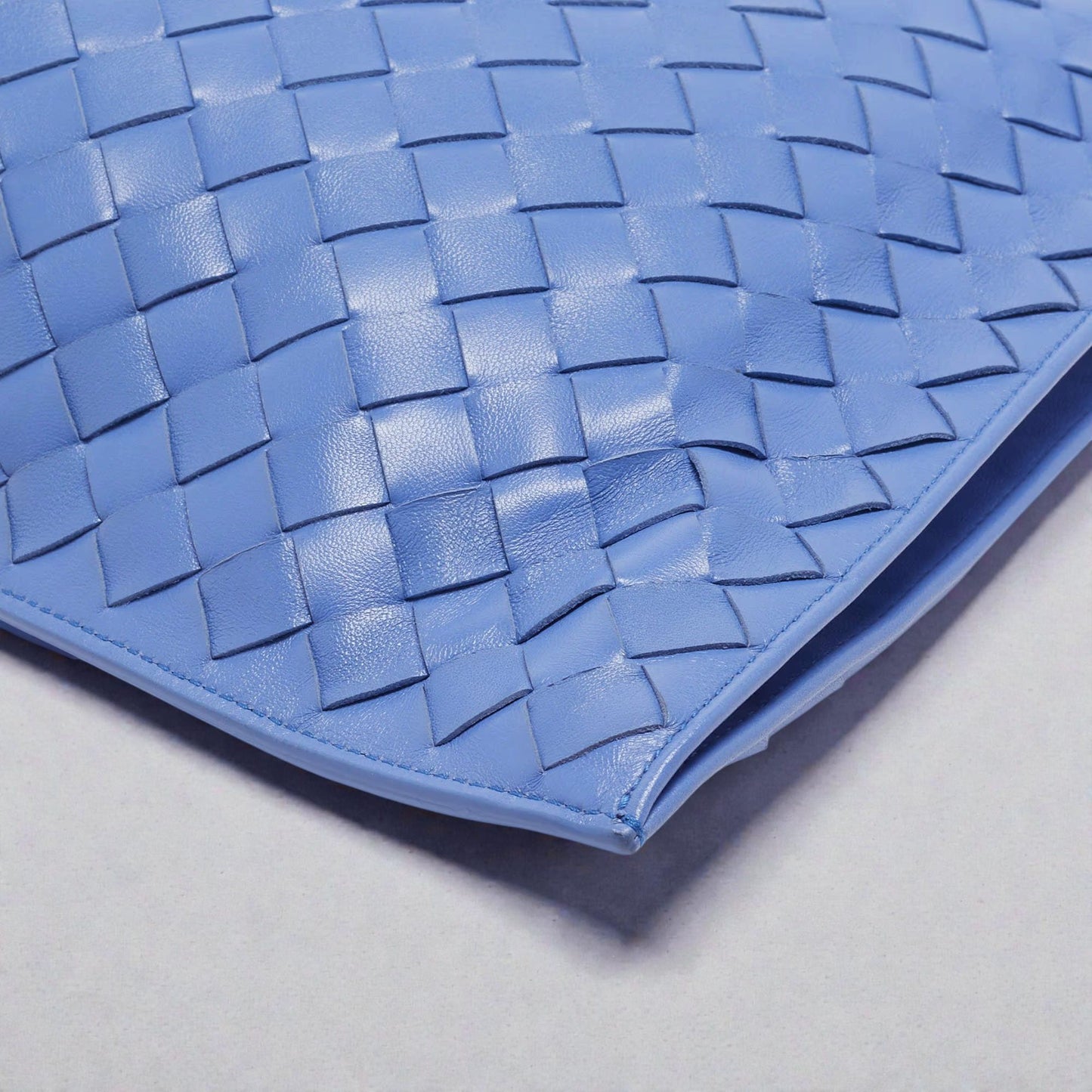 Bottega Veneta Twist Blue In pelle Intrecciato