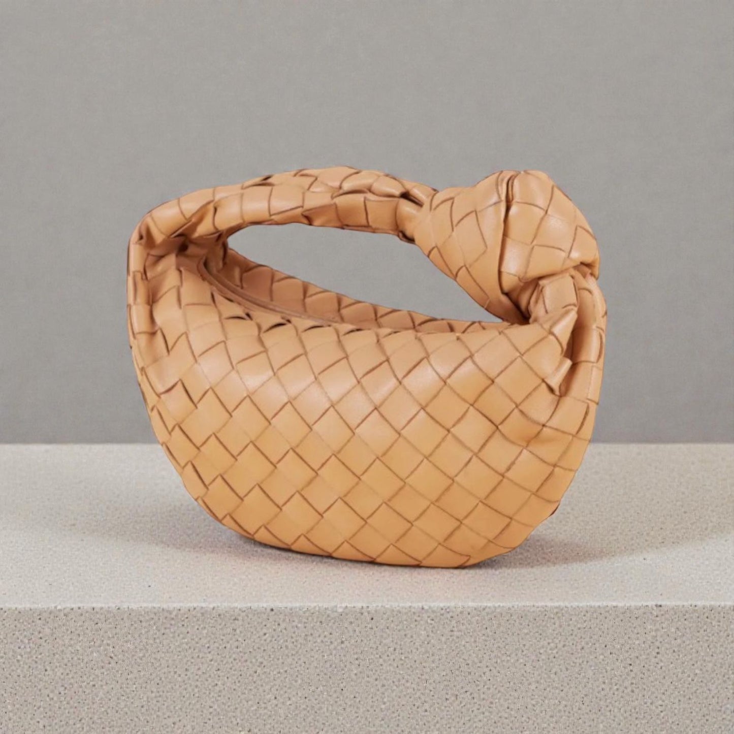 Bottega Veneta Mini Jodie Camel