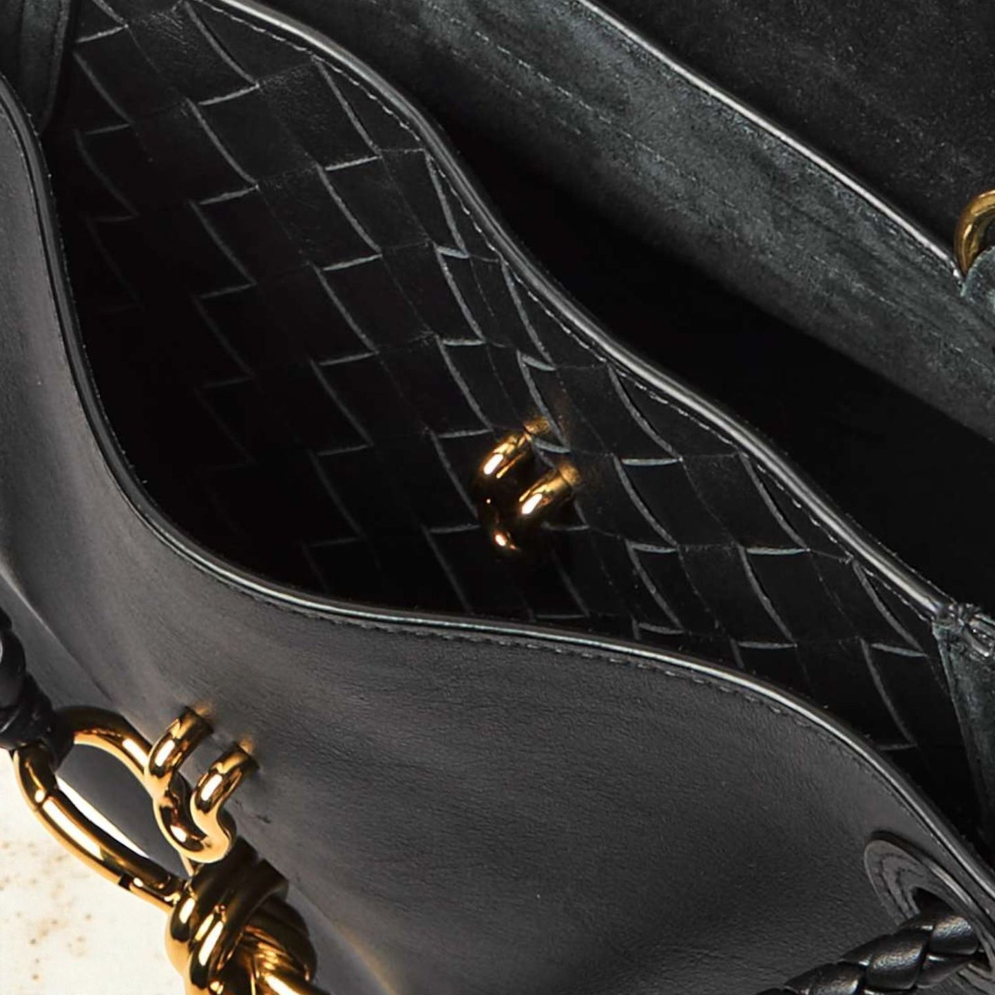Bottega Veneta Ciao Ciao Small in pelle nera