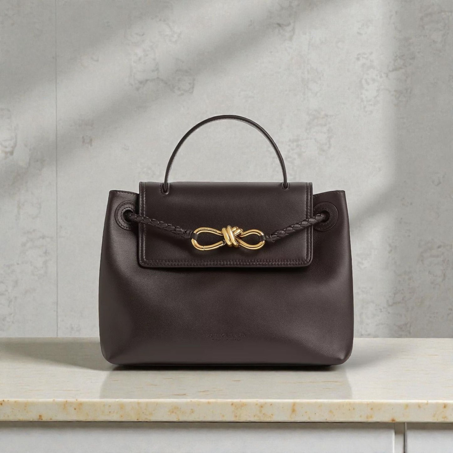 Bottega Veneta Ciao Ciao Small in pelle marrone