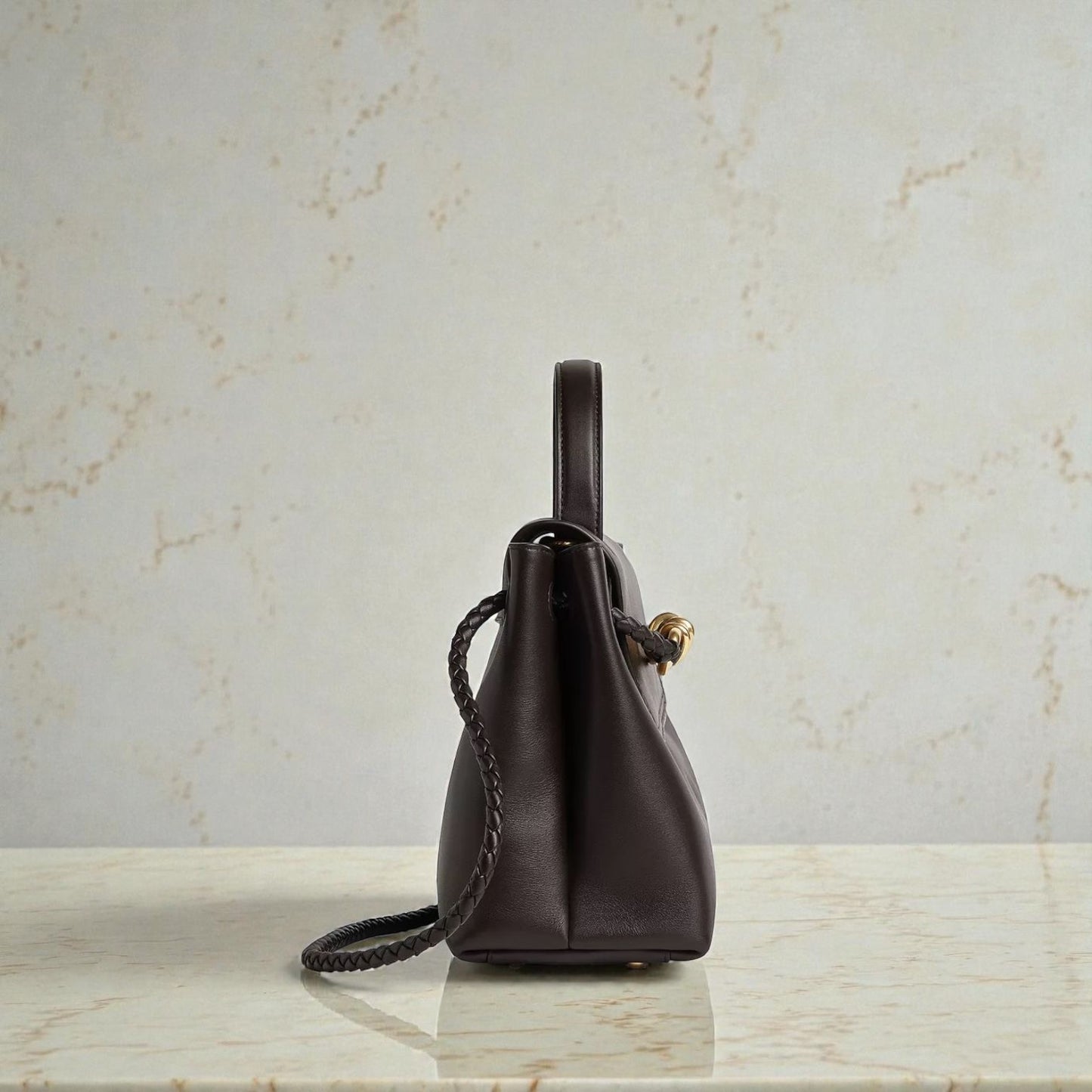Bottega Veneta Ciao Ciao Small in pelle marrone