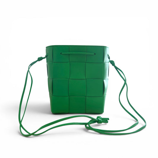 Bottega Veneta Cassette Bucket Bag Verde