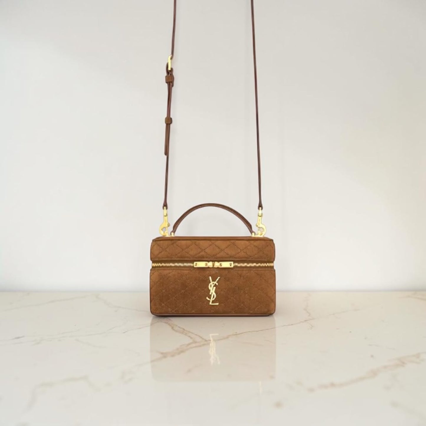 Saint Laurent Vanity in suede