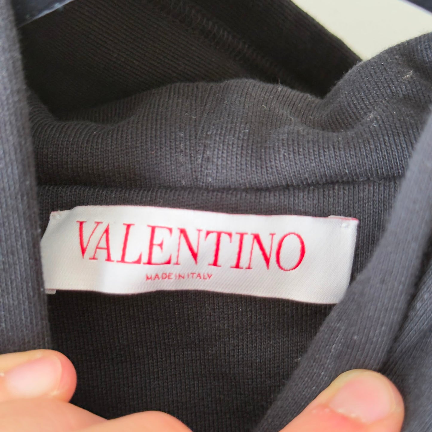 Valentino felpa cropped nera