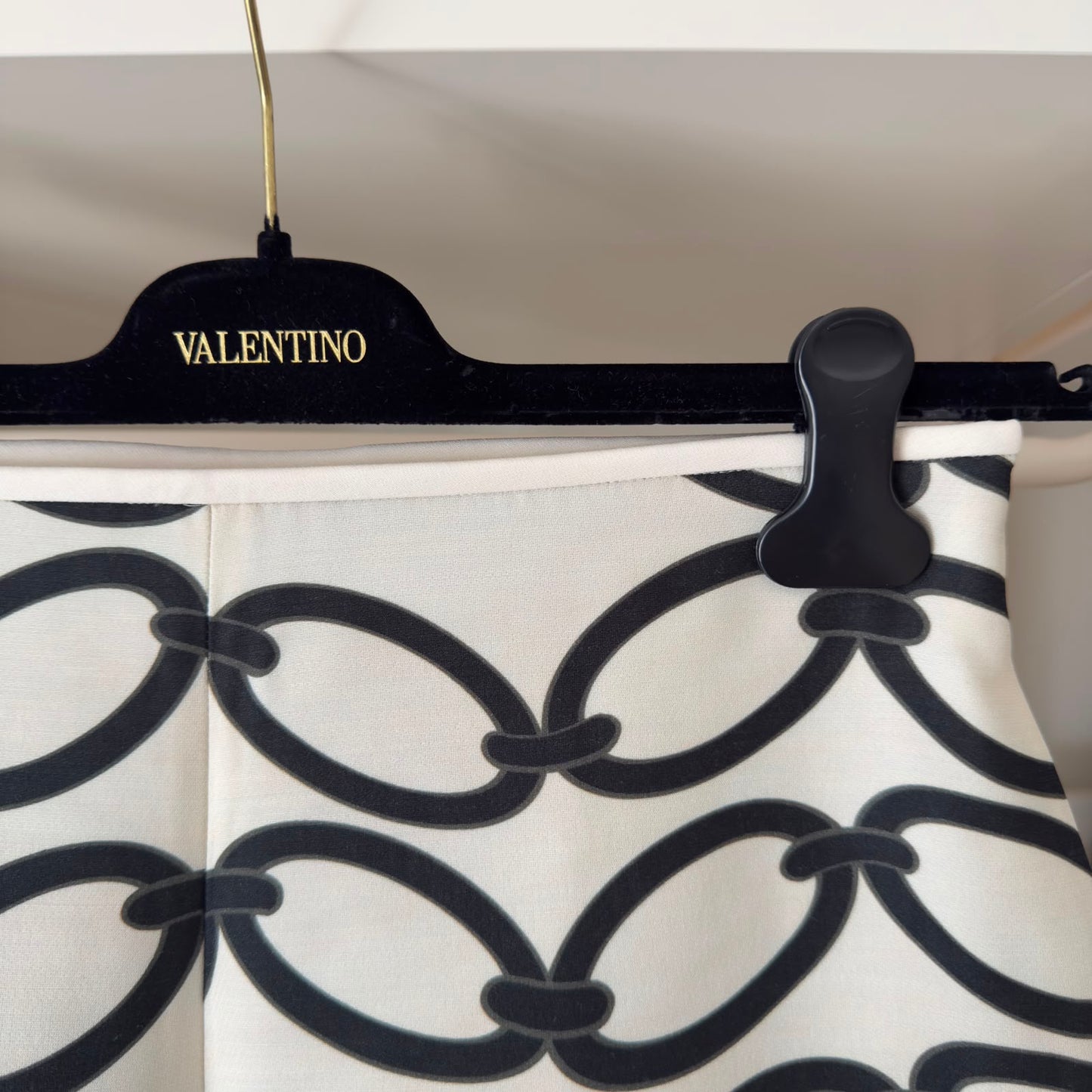 Valentino shorts bianco e nero