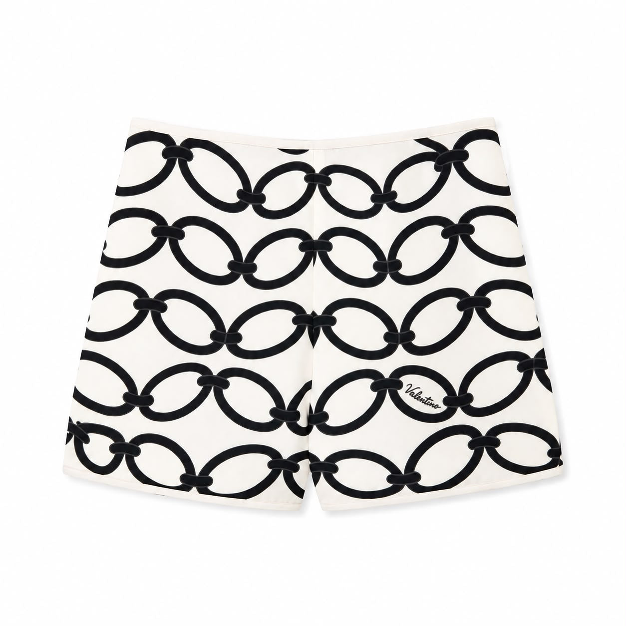 Valentino shorts bianco e nero
