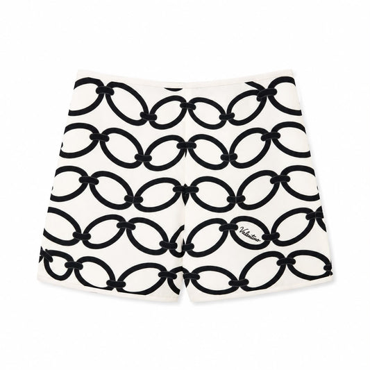 Valentino shorts bianco e nero