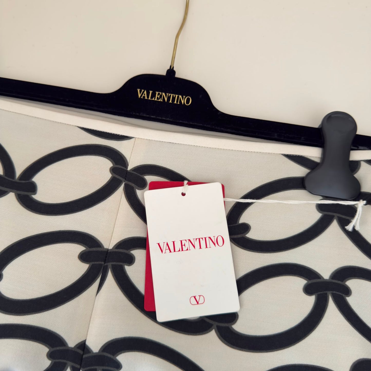 Valentino shorts bianco e nero