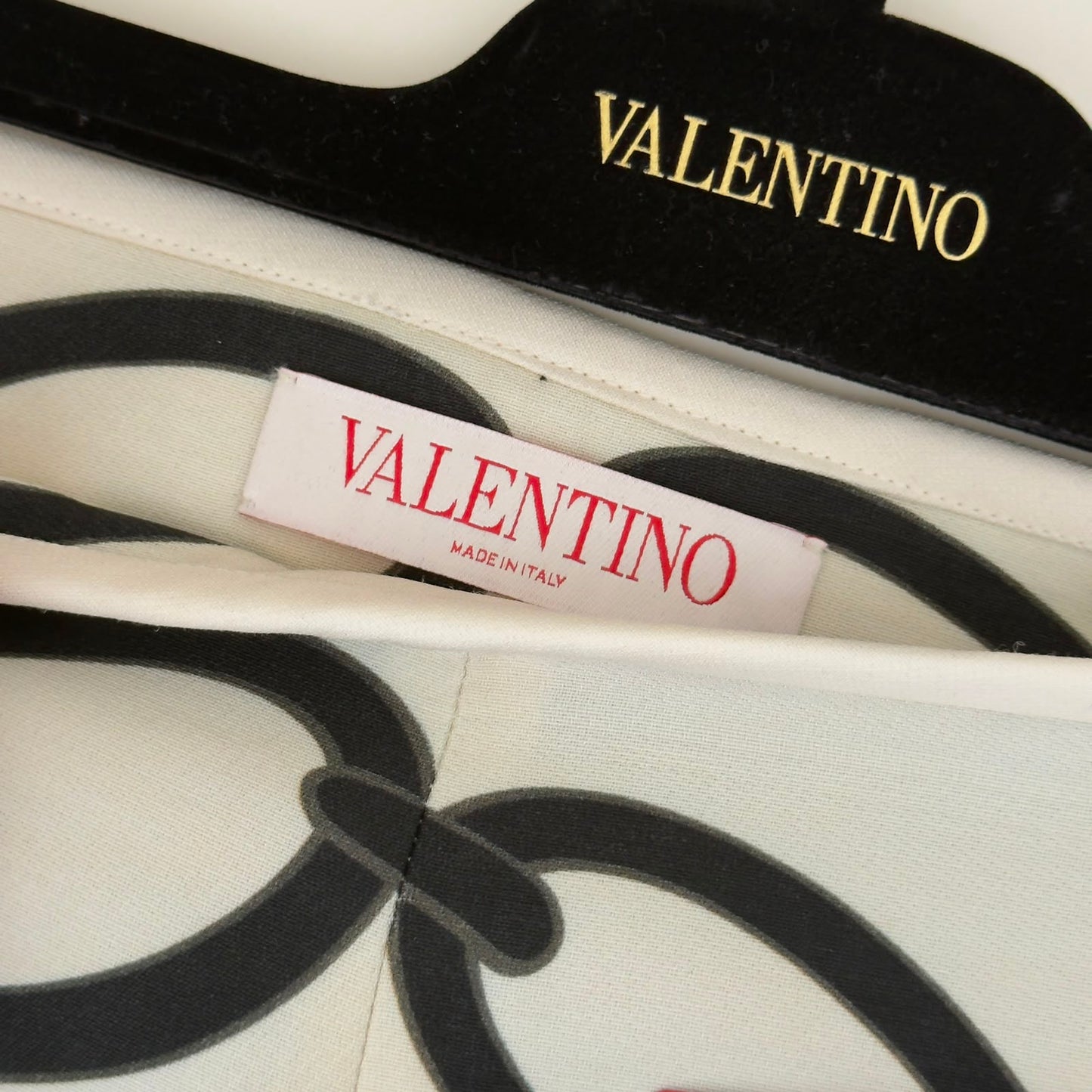 Valentino shorts bianco e nero