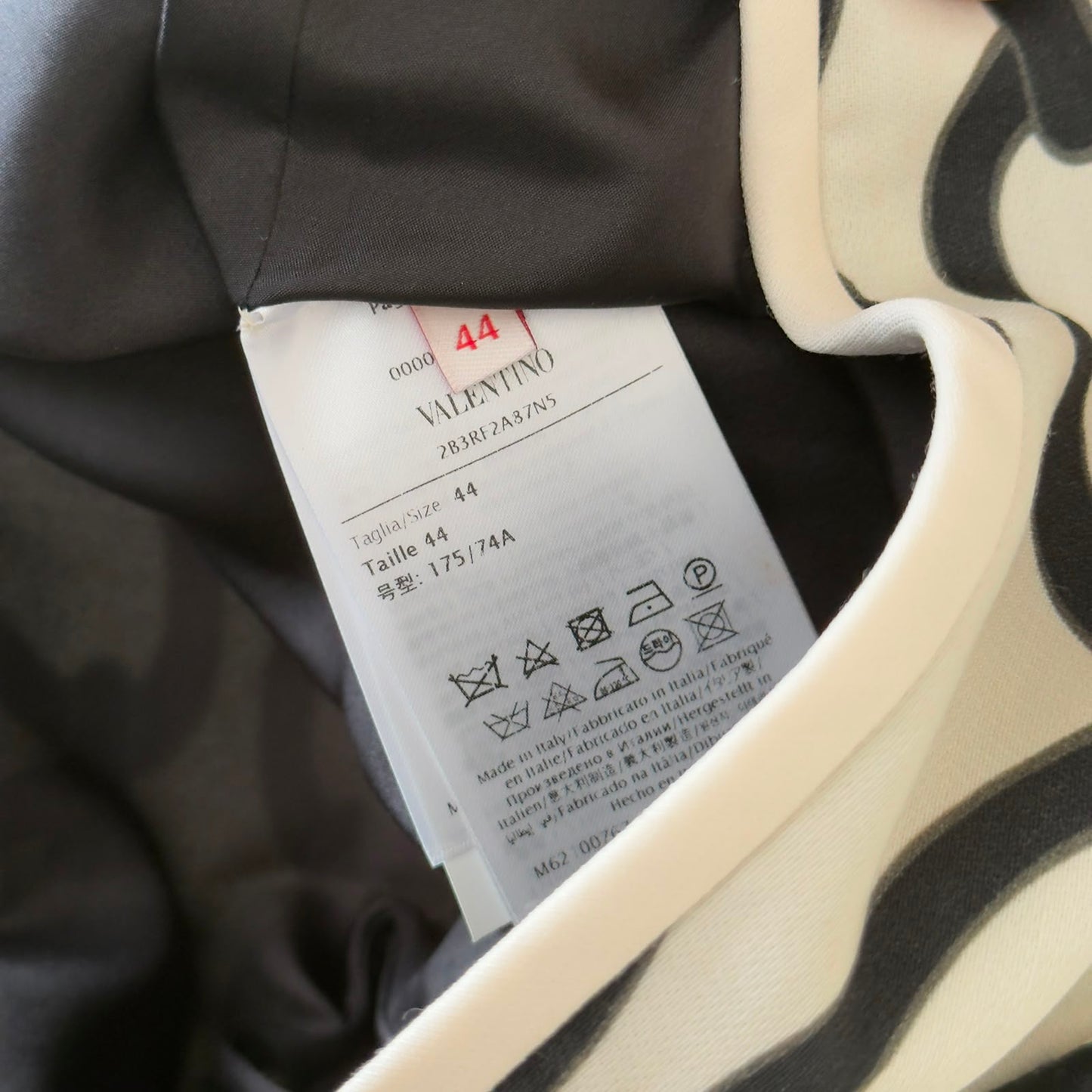 Valentino shorts bianco e nero