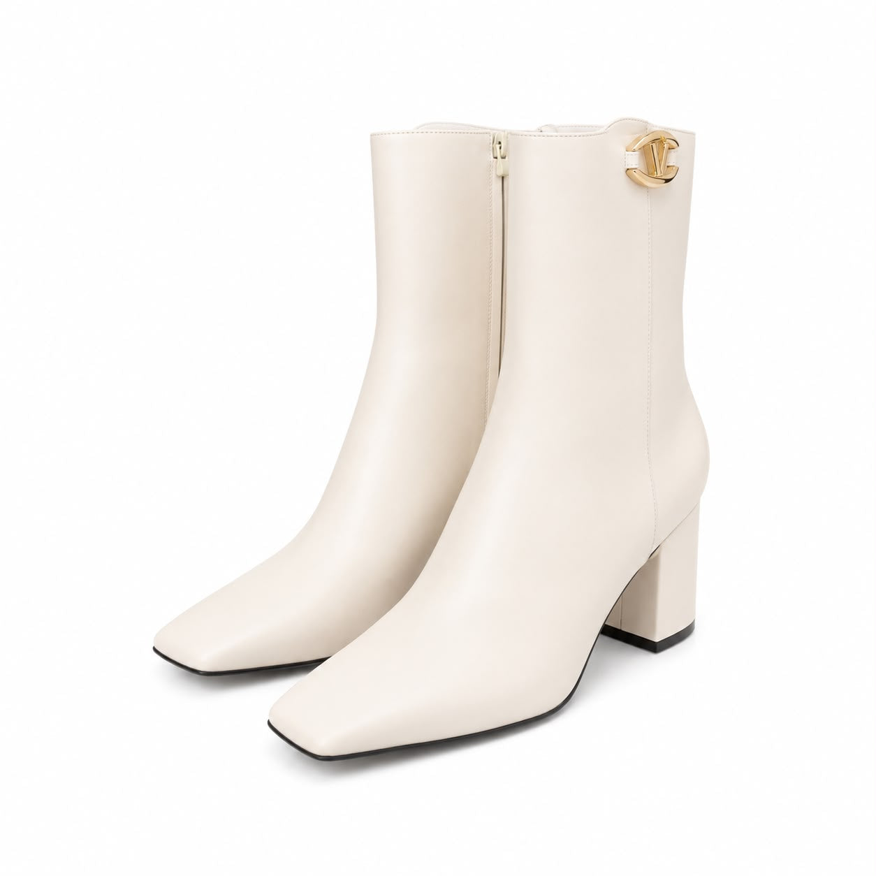 Valentino White Ankle boots