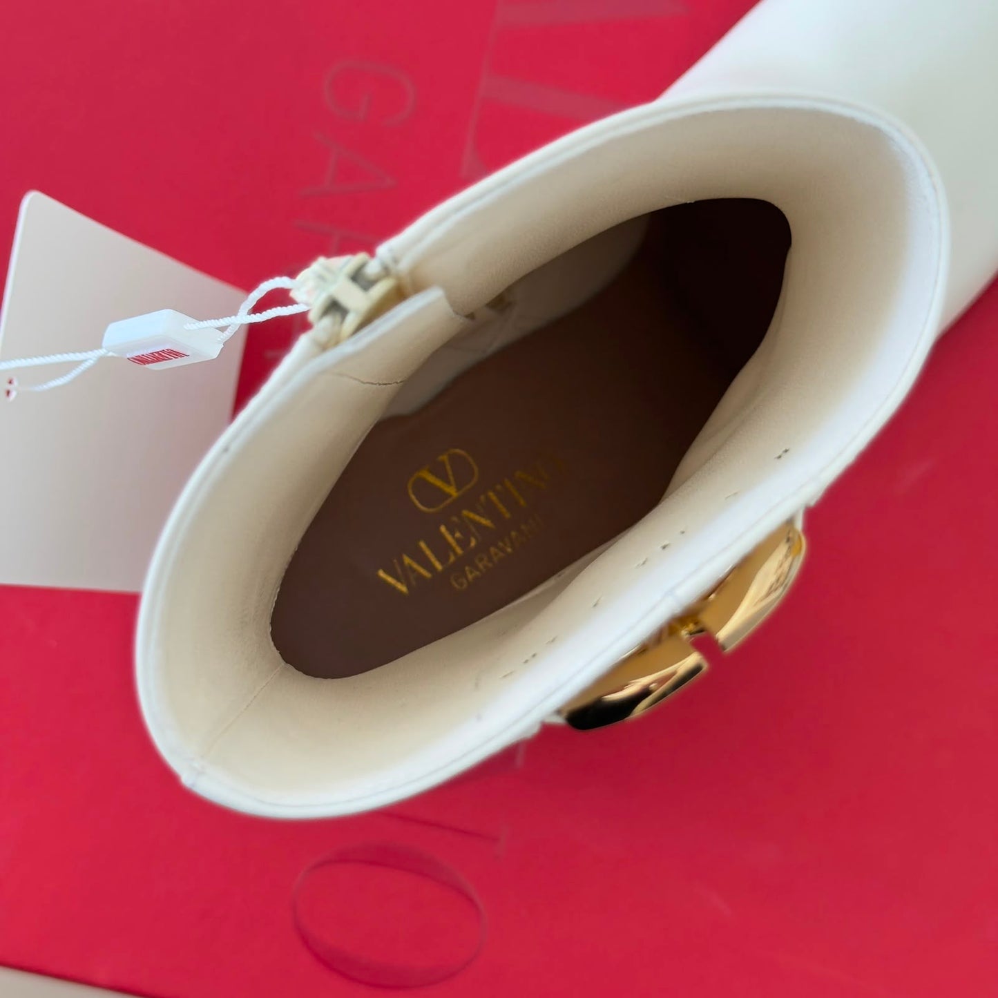 Valentino White Ankle boots
