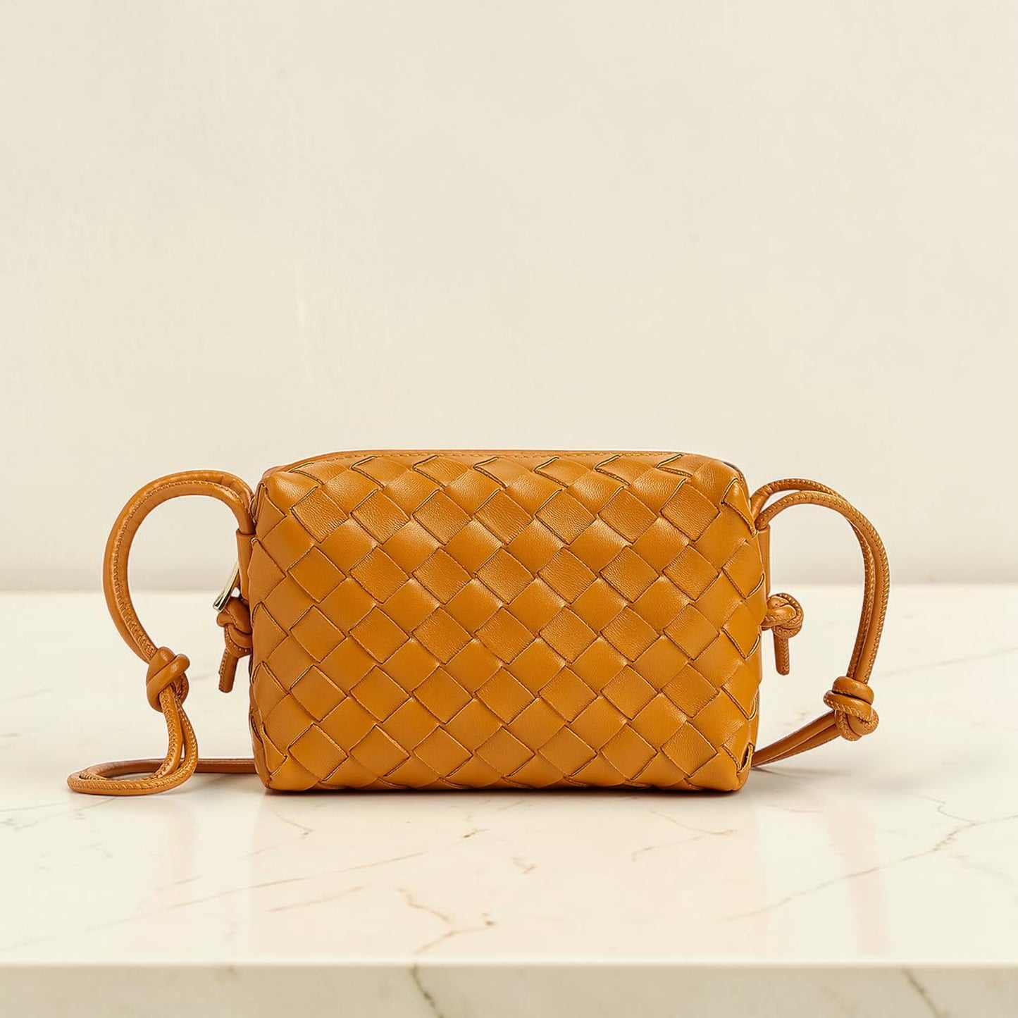 Bottega Veneta Mini Loop Cuoio