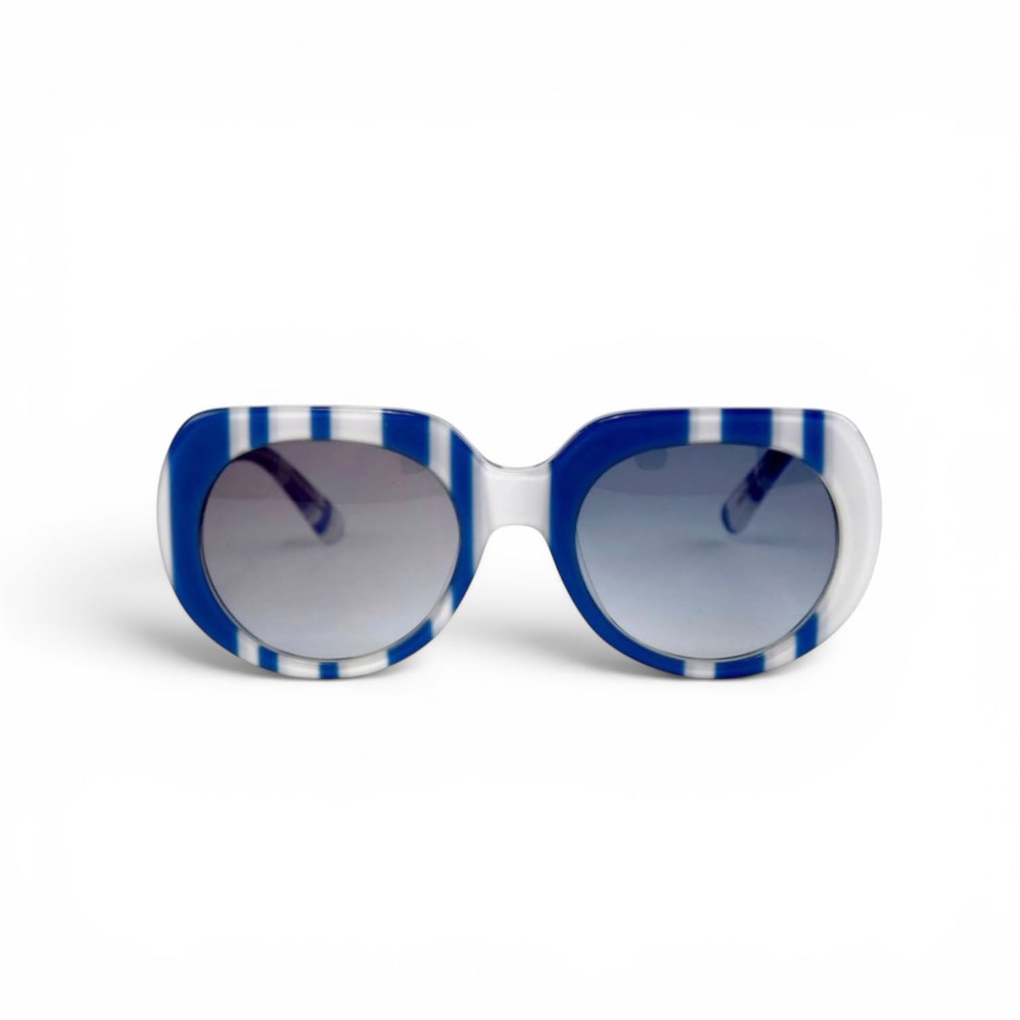 Dolce & Gabbana Occhiali da Sole Righe Blu e Bianche
