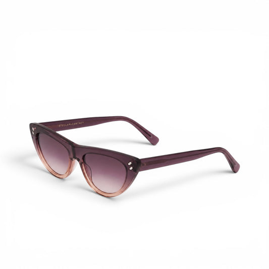 Stella McCartney Occhiali da Sole Cat-Eye Viola Sfumato