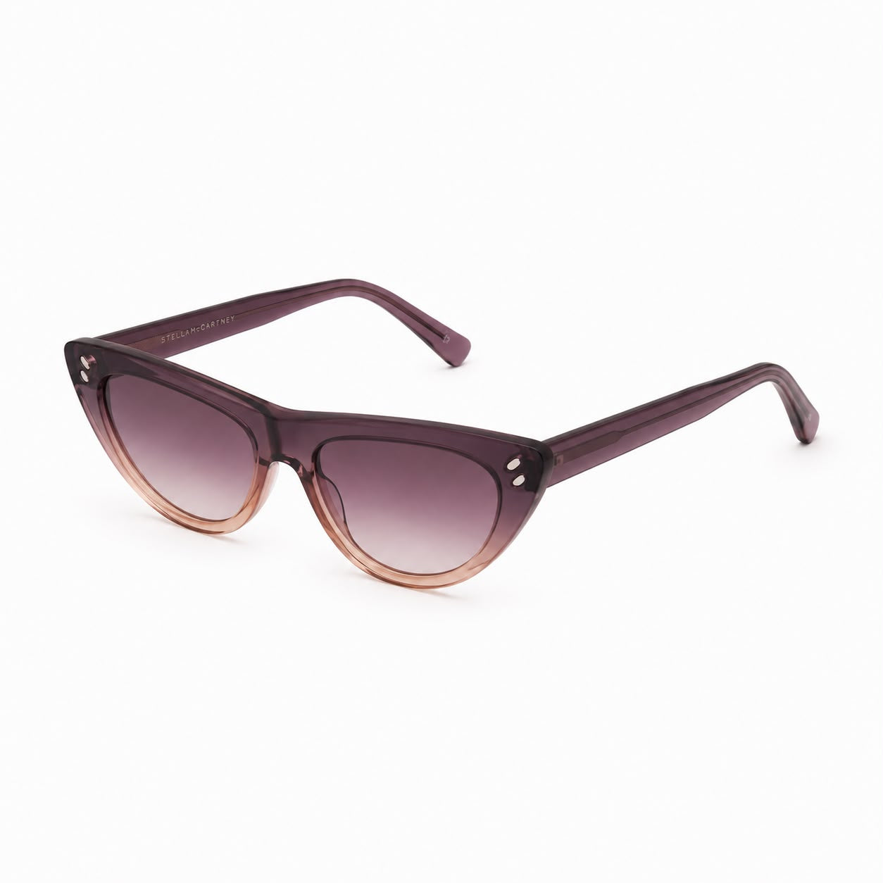 Stella McCartney Occhiali da Sole Cat-Eye Viola Sfumato