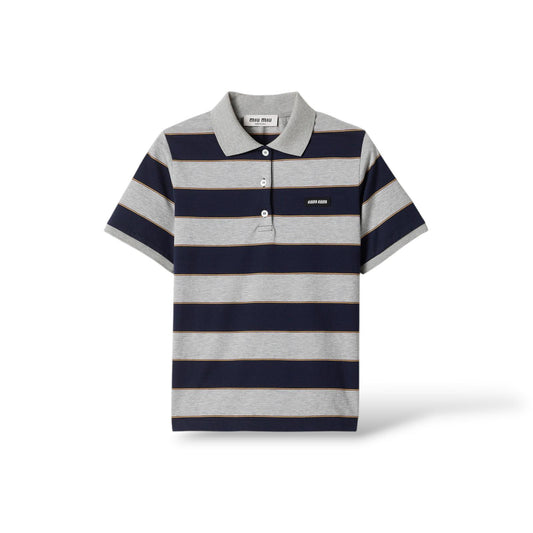 Miu Miu T shirt Grigio e Blu