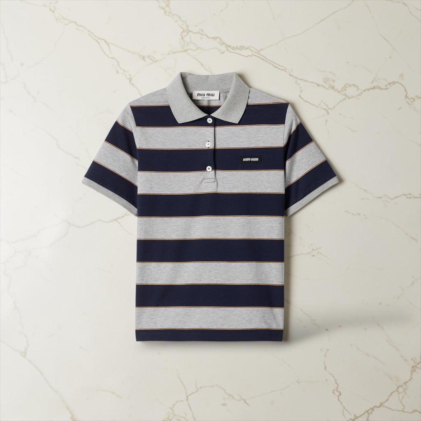 Miu Miu T shirt Grigio e Blu
