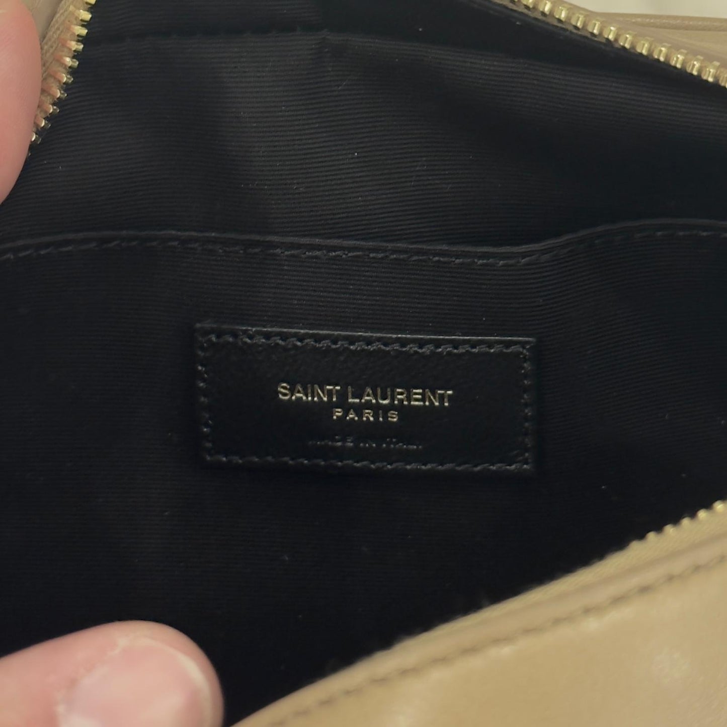 Saint Laurent Camera Bag Lou Lou beige