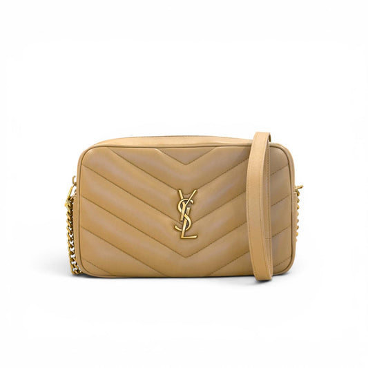 Saint Laurent Camera Bag Lou Lou beige