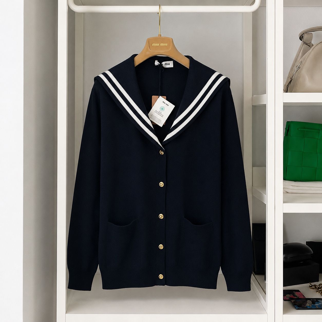 Miu Miu cardigan Blu Navy