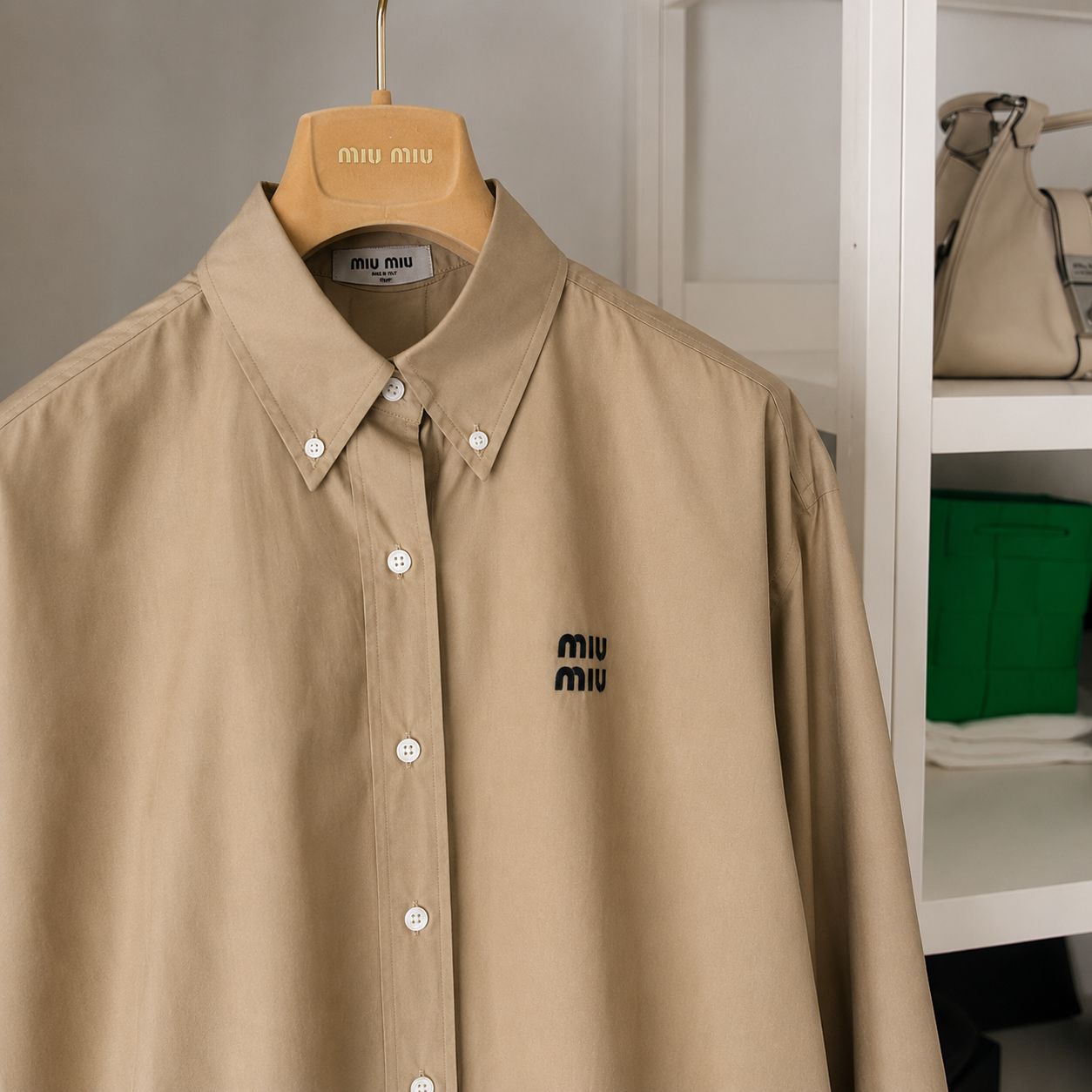 Miu Miu camicia beige