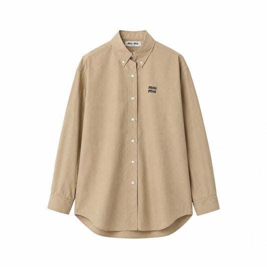 Miu Miu camicia beige