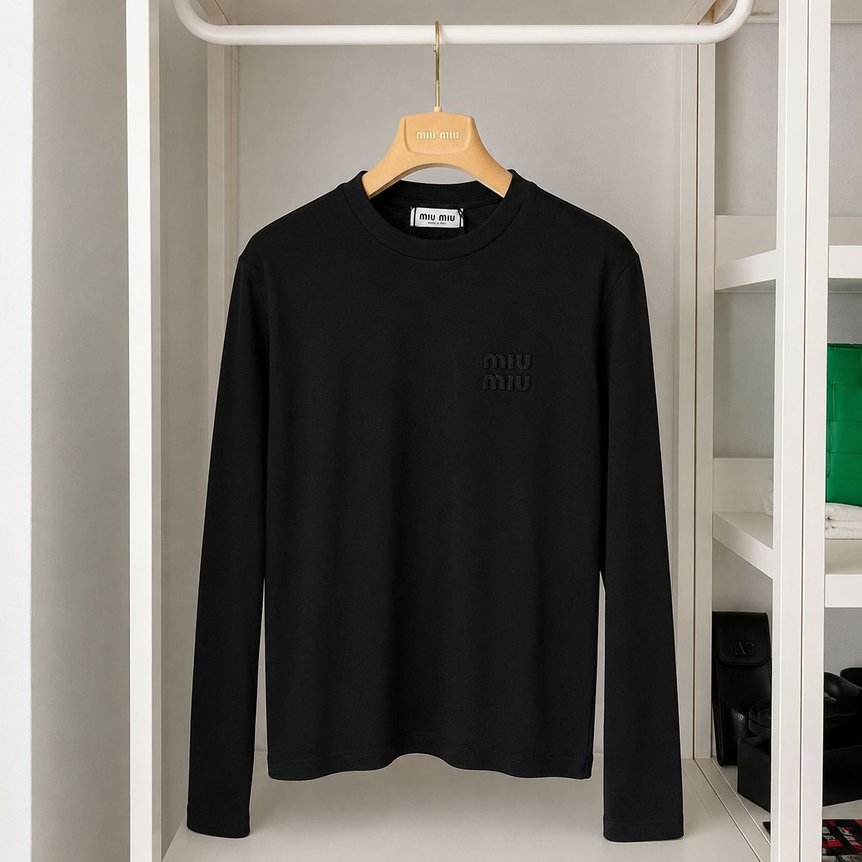 Miu Miu T-shirt maniche lunghe