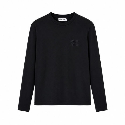 Miu Miu T-shirt maniche lunghe