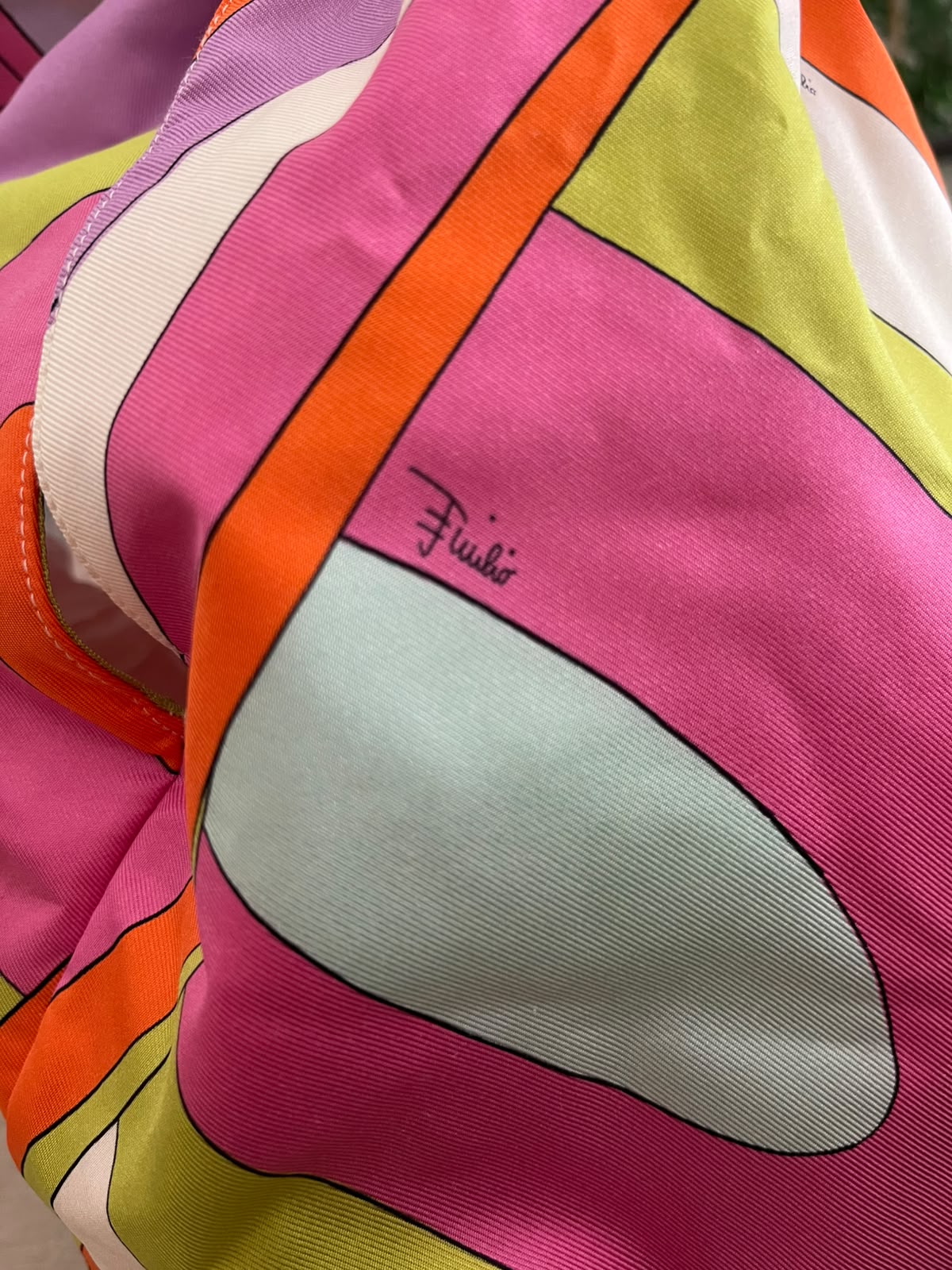 Pucci Borsa Bucket in vimini e tessuto