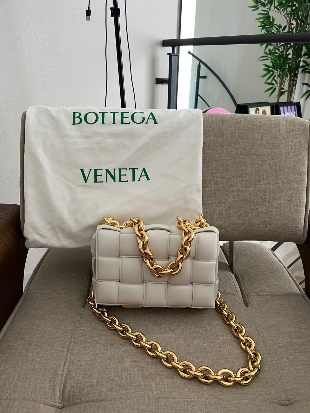 Bottega Veneta Padded Cassette - Bianco