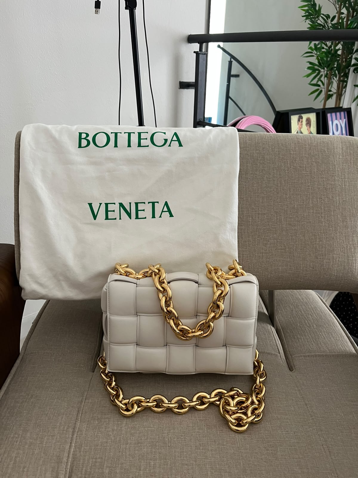 Bottega Veneta Padded Cassette - Bianco