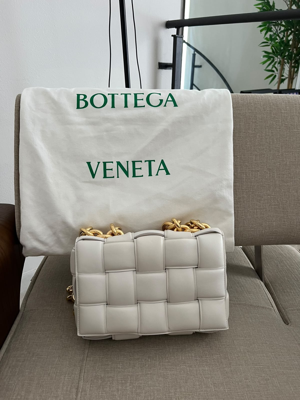 Bottega Veneta Padded Cassette - Bianco