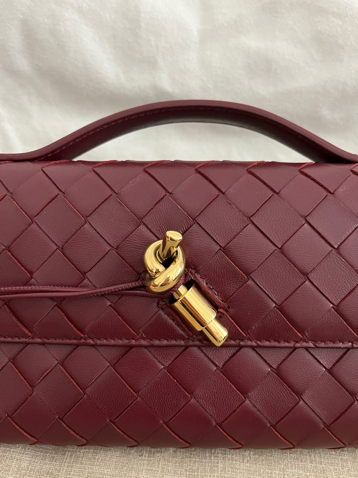 Bottega Veneta Clutch Andiamo Barolo