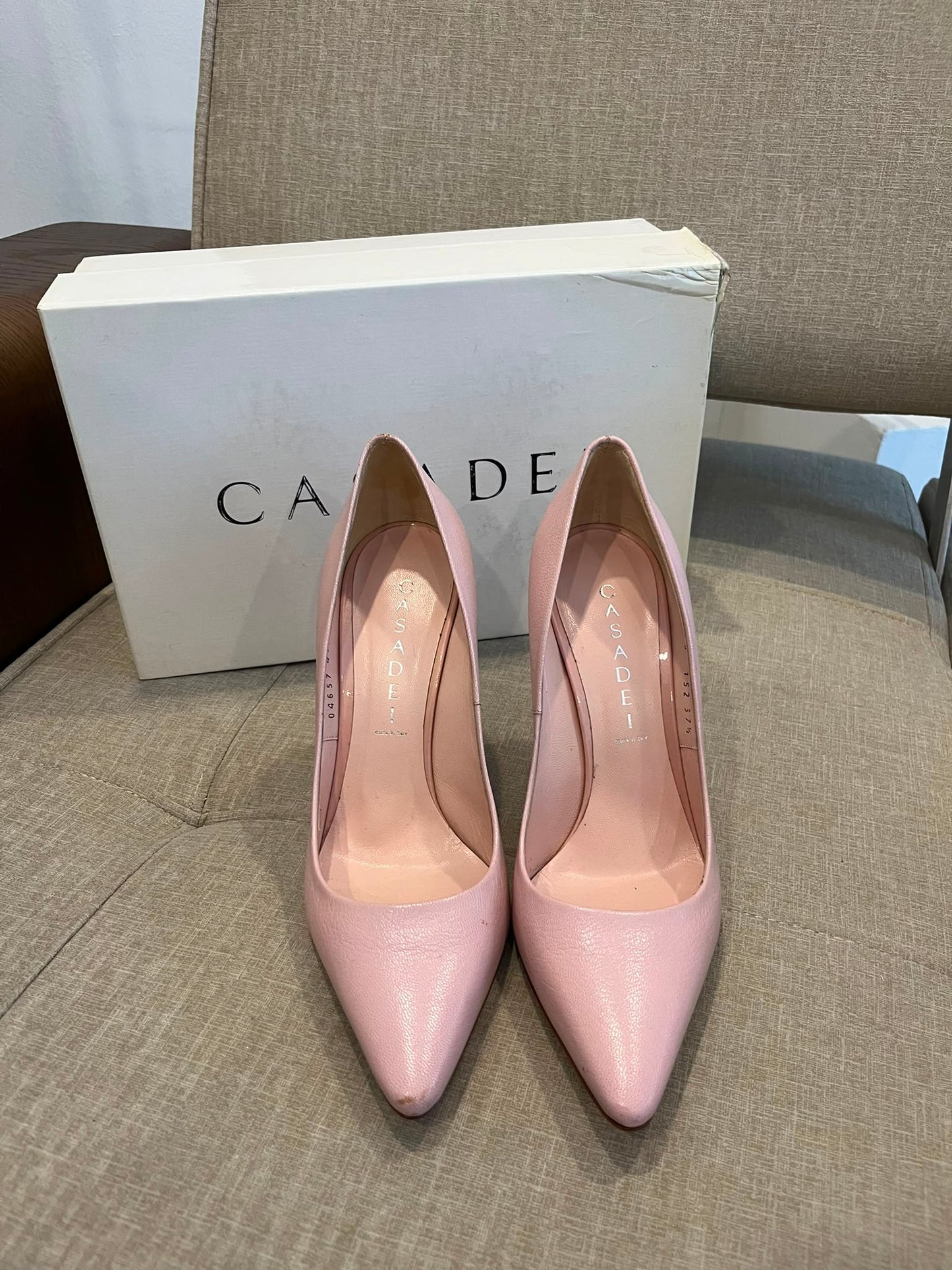 Casadei décolleté rosa cipria
