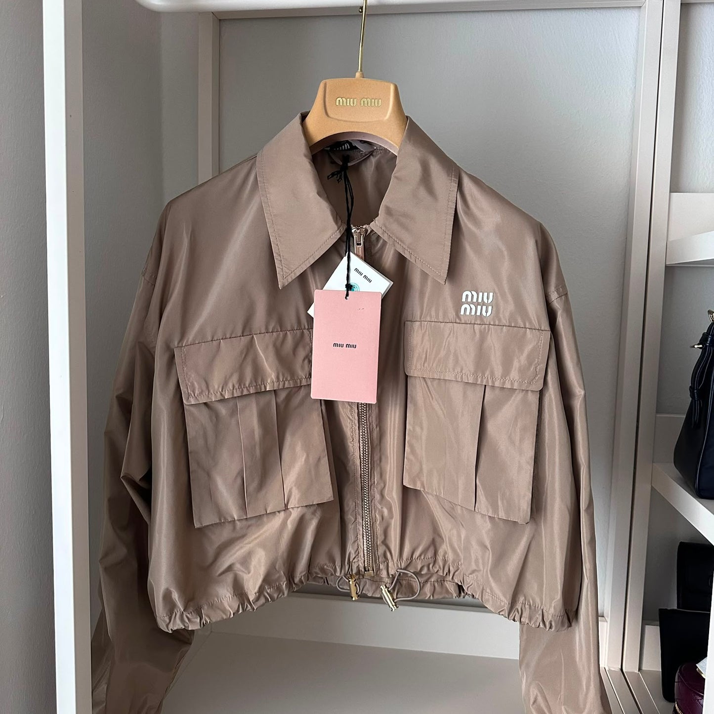 Miu Miu giubbino beige