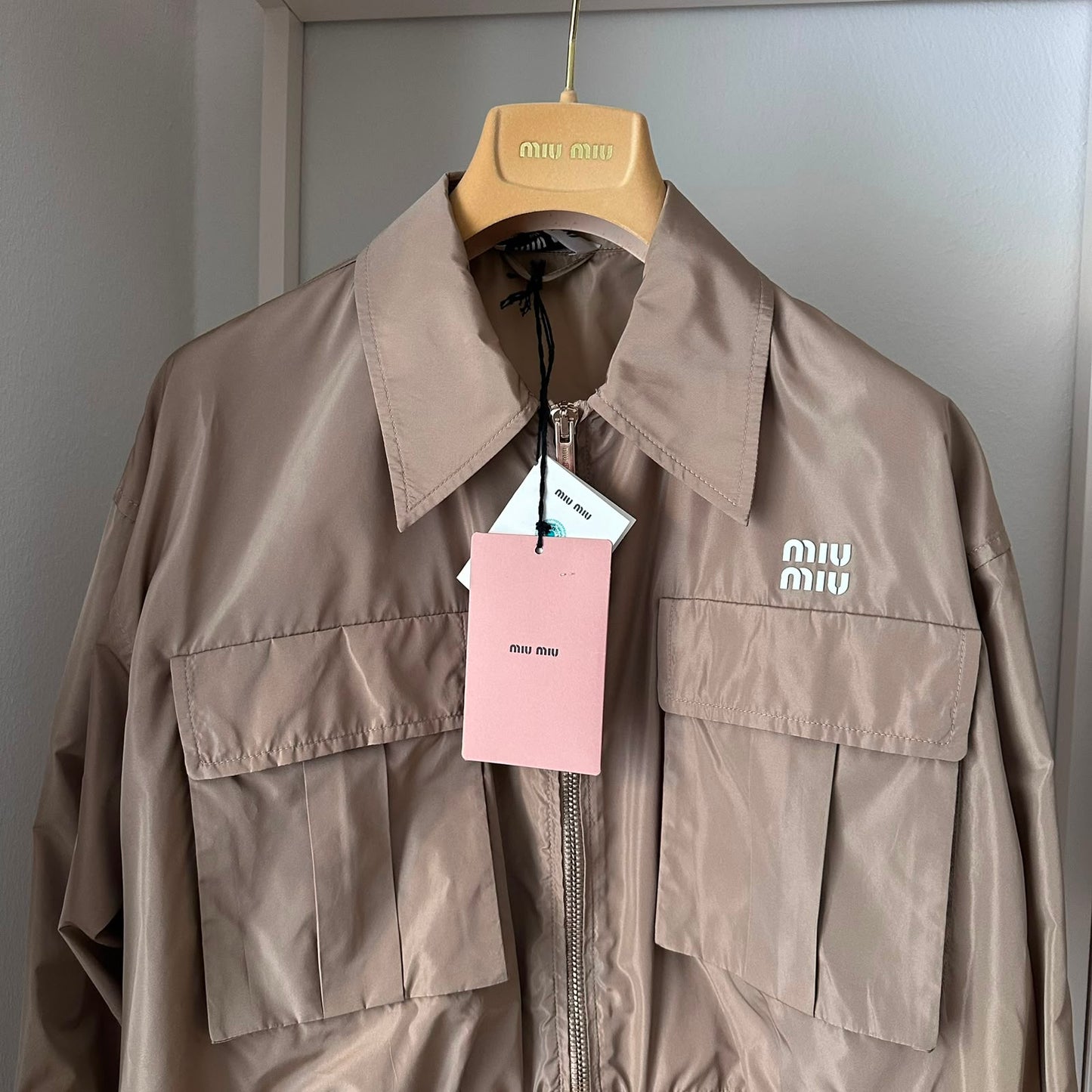 Miu Miu giubbino beige