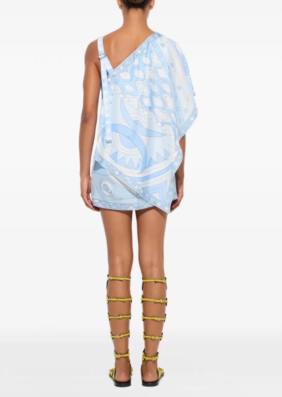 Pucci abito azzurro cielo e bianco