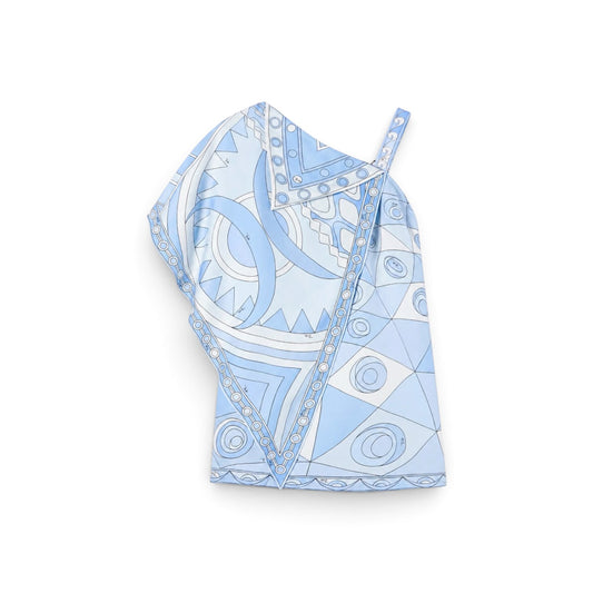 Pucci abito azzurro cielo e bianco