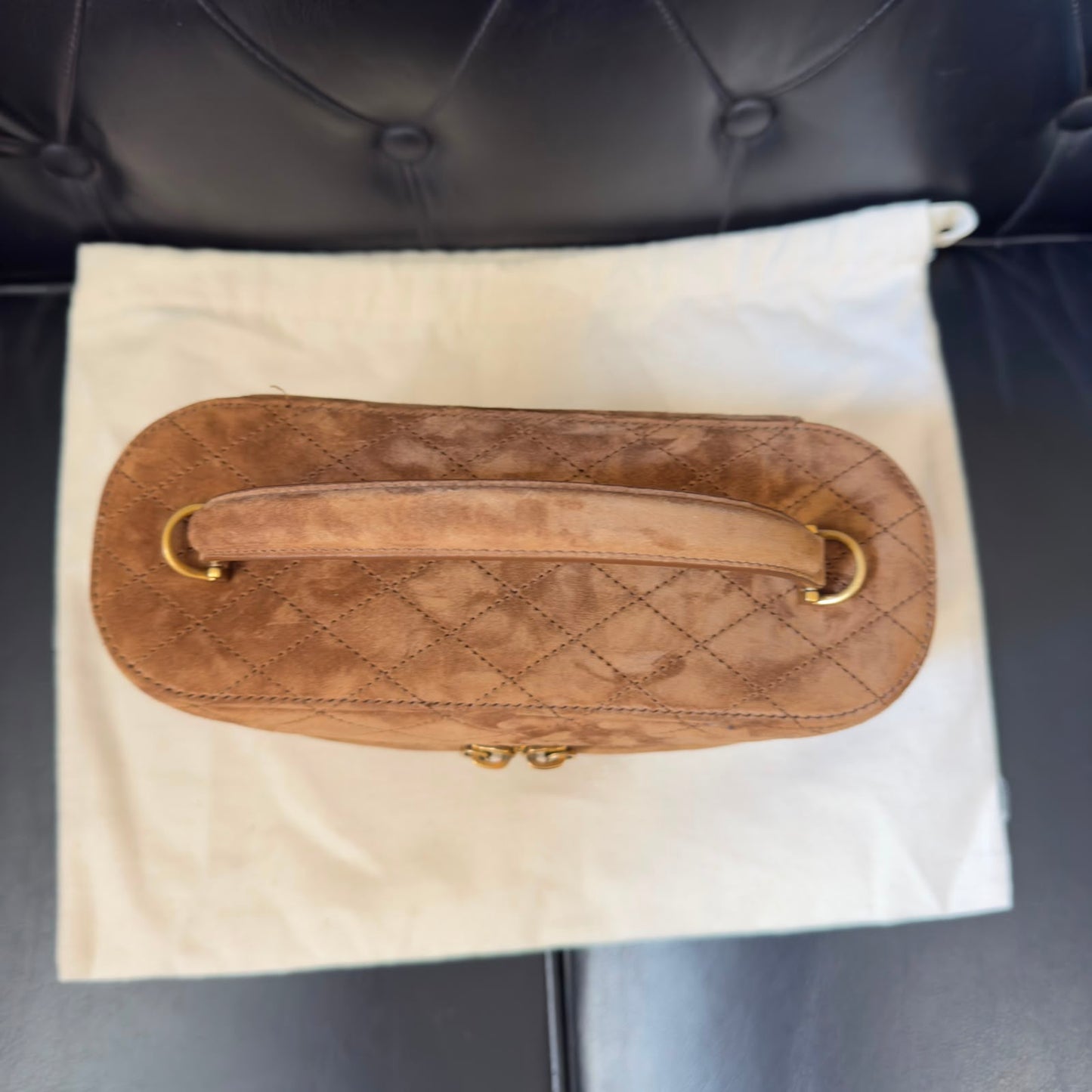 Saint Laurent Vanity in Suede Large