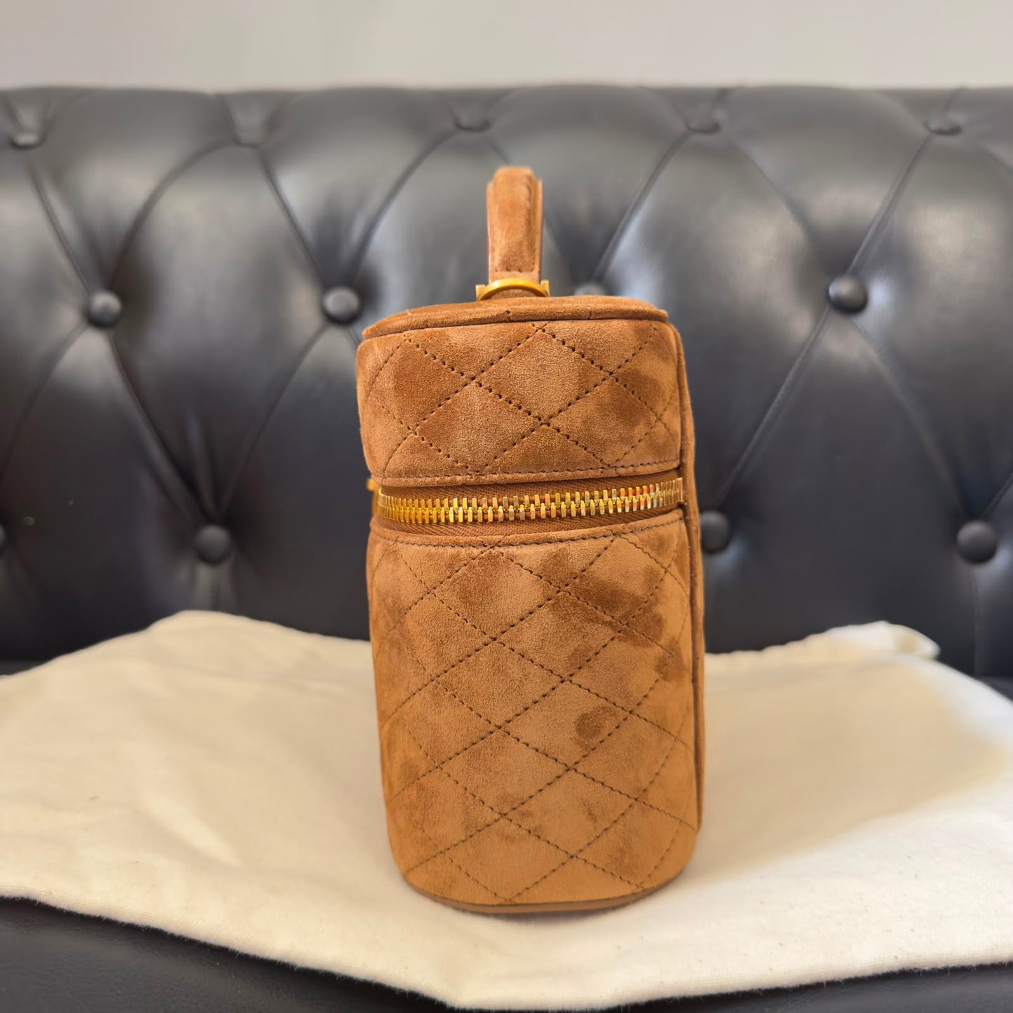 Saint Laurent Vanity in Suede Large