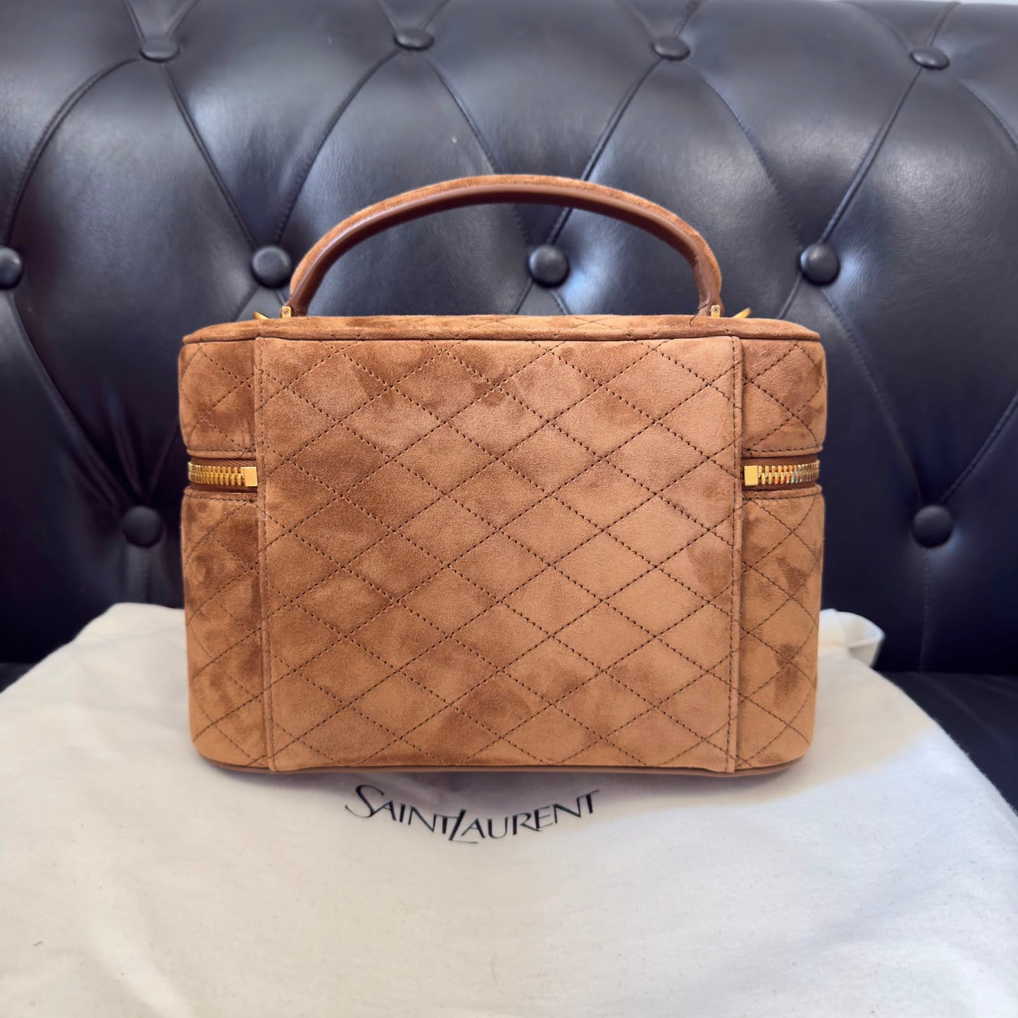 Saint Laurent Vanity in Suede Large